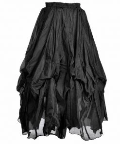 Dark Star Steampunk Skirt Poly Silk Skirt Ladies Gothic Clothing