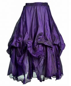 Dark Star Steampunk Skirt Poly Silk Skirt Ladies Gothic Clothing