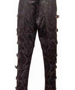 Dark Star Black Brocade Trousers