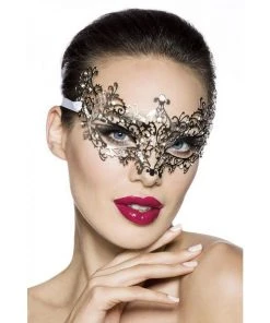 Ati Masquerade Masks Masquerade Silver And Rhinestone Metal Mask