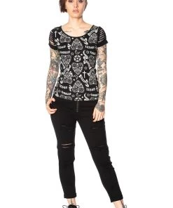 Banned Teen Goth Hello Tshirt