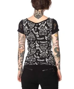 Banned Teen Goth Hello Tshirt