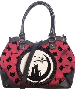 Banned Lunar Sisters Bag Burgundy