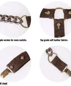 Punk Rave Wasteland Suspenders