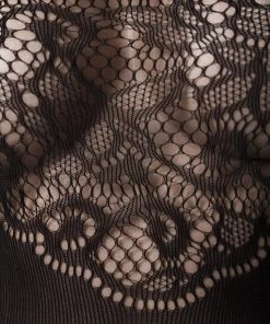 Bodystockings Grey Velvet Bodystocking