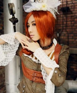 RQBL Mechanical Butterfly Choker Steampunk Jewellery