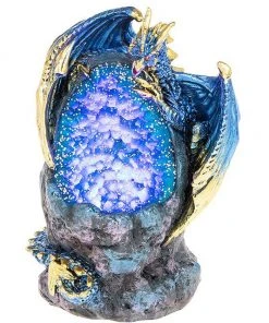 JD Gifts Crystal Cave LED Dragon Blue Small Dragons