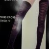 Music Legs Criss Cross Thigh High Sale