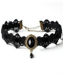 Lace Jewellery Black Velvet Victorian Lace Choker Gothic Jewellery