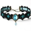 Lace Jewellery Gothic Jewellery Turquoise Velvet Victorian Lace Choker
