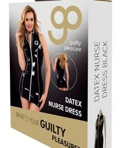 Guilty Pleasure Datex Black Nurse Costume