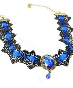 Lace Jewellery Gothic Jewellery Blue Velvet Victorian Gothic Lace Choker