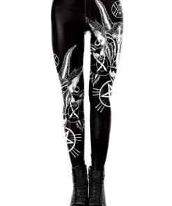 Ocultica Devil Leggings Ladies Gothic Clothing