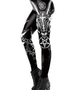 Ocultica Devil Leggings Ladies Gothic Clothing