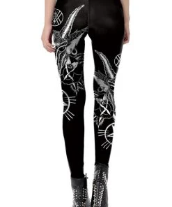 Ocultica Devil Leggings Ladies Gothic Clothing