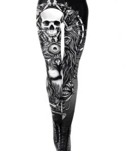 All Ladies Clothing Ocultica Skull Leggings 13 All Ladies Clothing Ocultica Skull Leggings