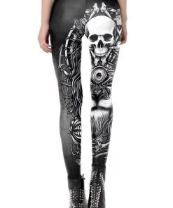 All Ladies Clothing Ocultica Skull Leggings 10 All Ladies Clothing Ocultica Skull Leggings