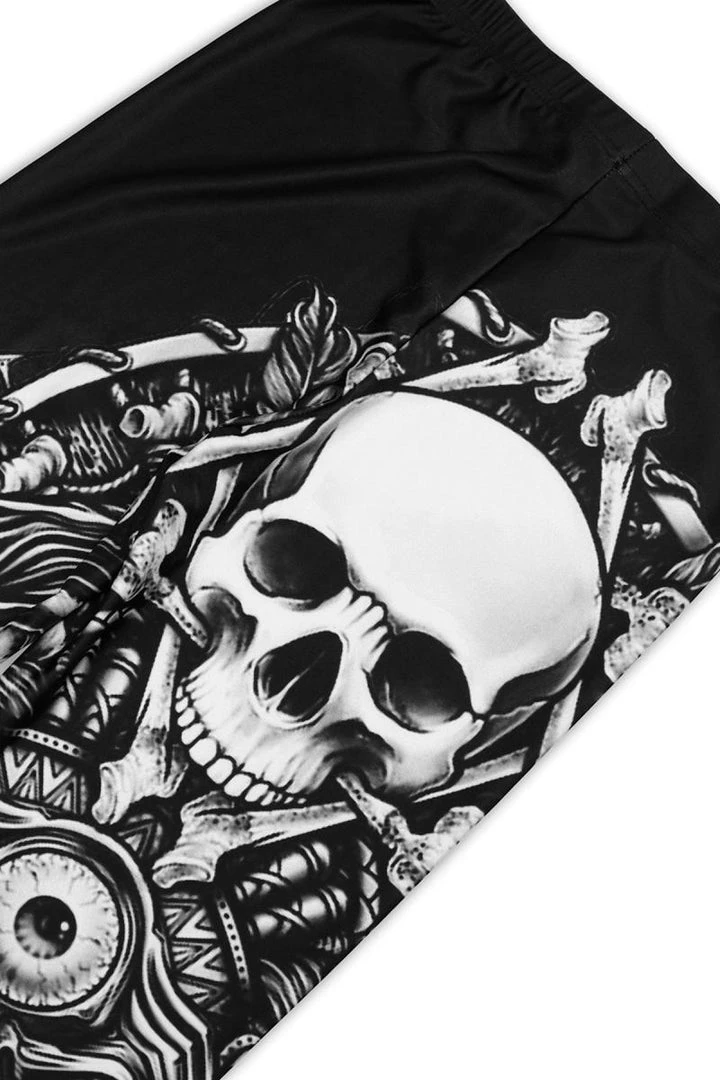 All Ladies Clothing Ocultica Skull Leggings 6 All Ladies Clothing Ocultica Skull Leggings