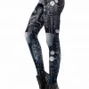 Ladies Steampunk Clothing Ocultica Clockwork Steampunk Leggings 2 Ladies Steampunk Clothing Ocultica Clockwork Steampunk Leggings