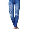 Ocultica Skull Denim Skull Leggings