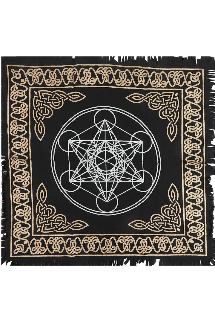 Something Different All Homeware Metatrons Cube Altar Cloth 3 Something Different All Homeware Metatrons Cube Altar Cloth