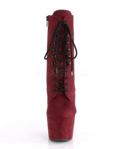 Pleaser ADORE-1020FS Boots Burgundy All Footwear