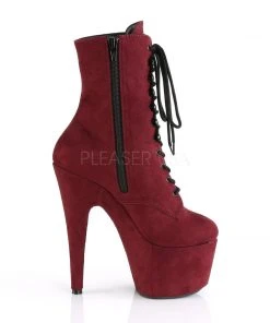 Pleaser ADORE-1020FS Boots Burgundy All Footwear