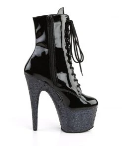Ladies Fetish Boots Pleaser ADORE-1020LG Boots Black Glitter 14 Ladies Fetish Boots Pleaser ADORE-1020LG Boots Black Glitter