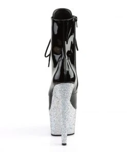 Pleaser Silver Glitter ADORE-1020LG Boots