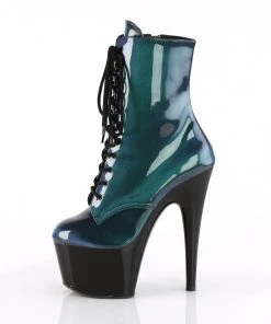Pleaser Purple-Green / Black ADORE-1020SHG Gothic Boots 12 Pleaser Purple-Green / Black ADORE-1020SHG Gothic Boots