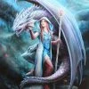 Something Different Anne Stokes Dragon Mage Picture Sale