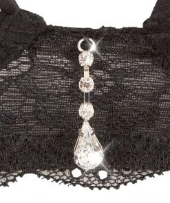 Abierta Fina Rhinestone Lingerie Set