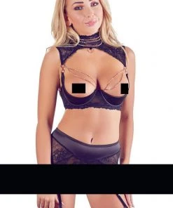 Abierta Fina Shelf Lingerie Set