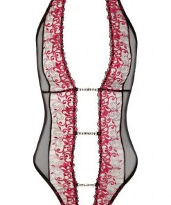 Abierta Fina Body With Rhinestones Body, Bodysuits, Teddies