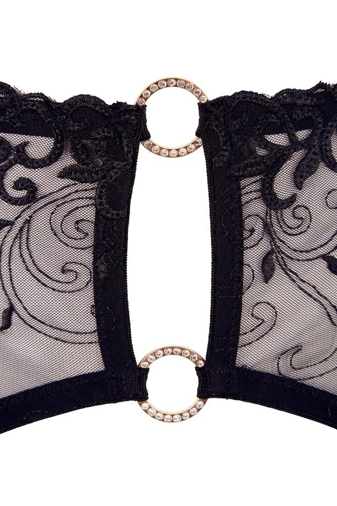 Abierta Fina Bra Set With Slits In The Cups 6 Abierta Fina Bra Set With Slits In The Cups
