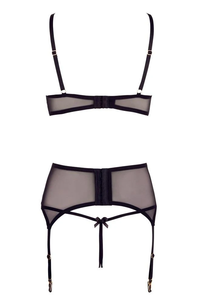 Abierta Fina Bra Set With Slits In The Cups 7 Abierta Fina Bra Set With Slits In The Cups