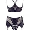 Lingerie Sets Abierta Fina Bra Suspender Set