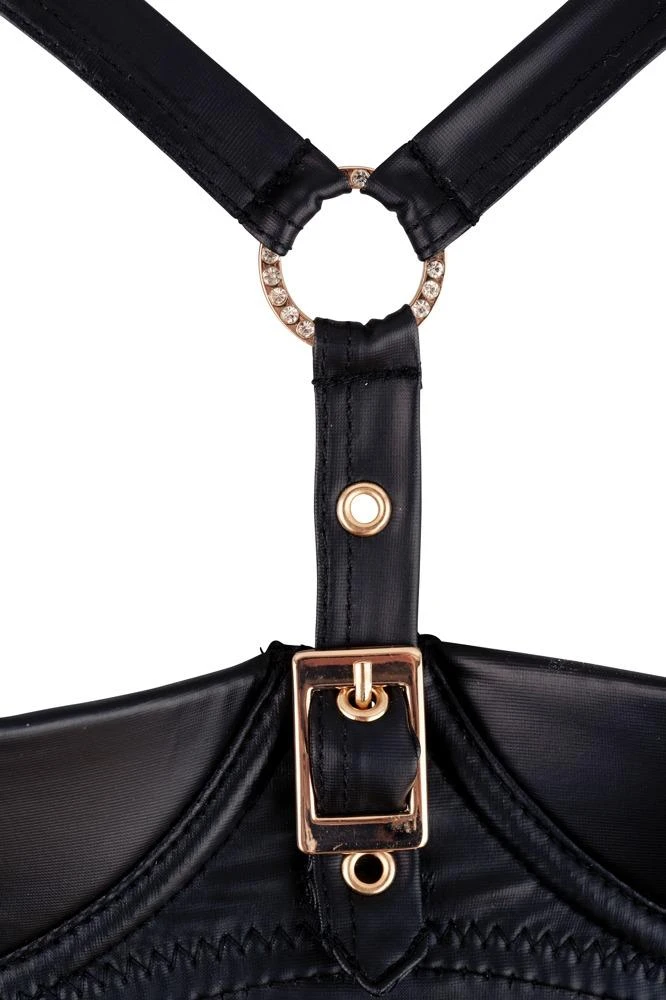 Abierta Fina Lingerie Dress With Suspender Straps 7 Abierta Fina Lingerie Dress With Suspender Straps