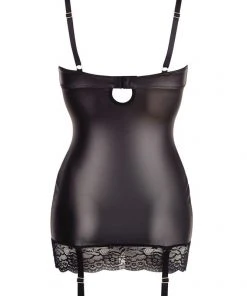 Abierta Fina Lingerie Dress With Suspender Straps 12 Abierta Fina Lingerie Dress With Suspender Straps