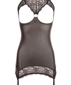 Wetlook Clothing Abierta Fina Wetlook Lingerie Dress