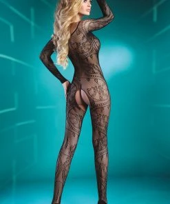 Livia Corsetti Abra Bodystocking Black Bodystockings