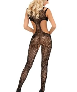 Livia Corsetti Ainas Bodystocking Black