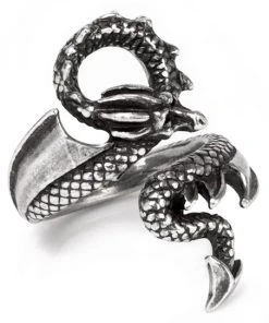 Alchemy Gothic Alchemy Dragons Lure Ring Gothic Jewellery