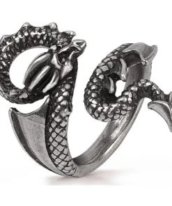 Alchemy Gothic Alchemy Dragons Lure Ring Gothic Jewellery