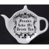 Alchemy Gothic Alchemy Freaks Like Me Drink Tea Spoon Holder Rest 1 Alchemy Gothic Alchemy Freaks Like Me Drink Tea Spoon Holder Rest