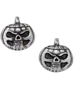Alchemy Gothic Halloween Costumes Alchemy Pumpkin Skull Studs