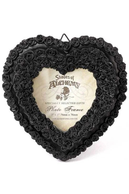Alchemy Gothic Alchemy Black Rose Heart Photo Frame All Homeware 3 Alchemy Gothic Alchemy Black Rose Heart Photo Frame All Homeware