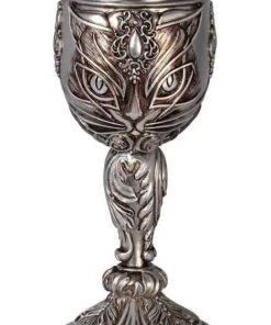 Alchemy Gothic Alchemy Sacred Cat Goblet Dining & Barware