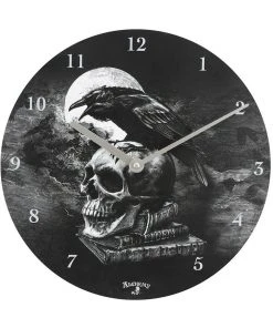 Something Different Alchemy Poe's Raven Clock Gothic Jewellery