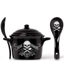 Alchemy Gothic Alchemy Bone Appetit Soup Bowl Dining & Barware